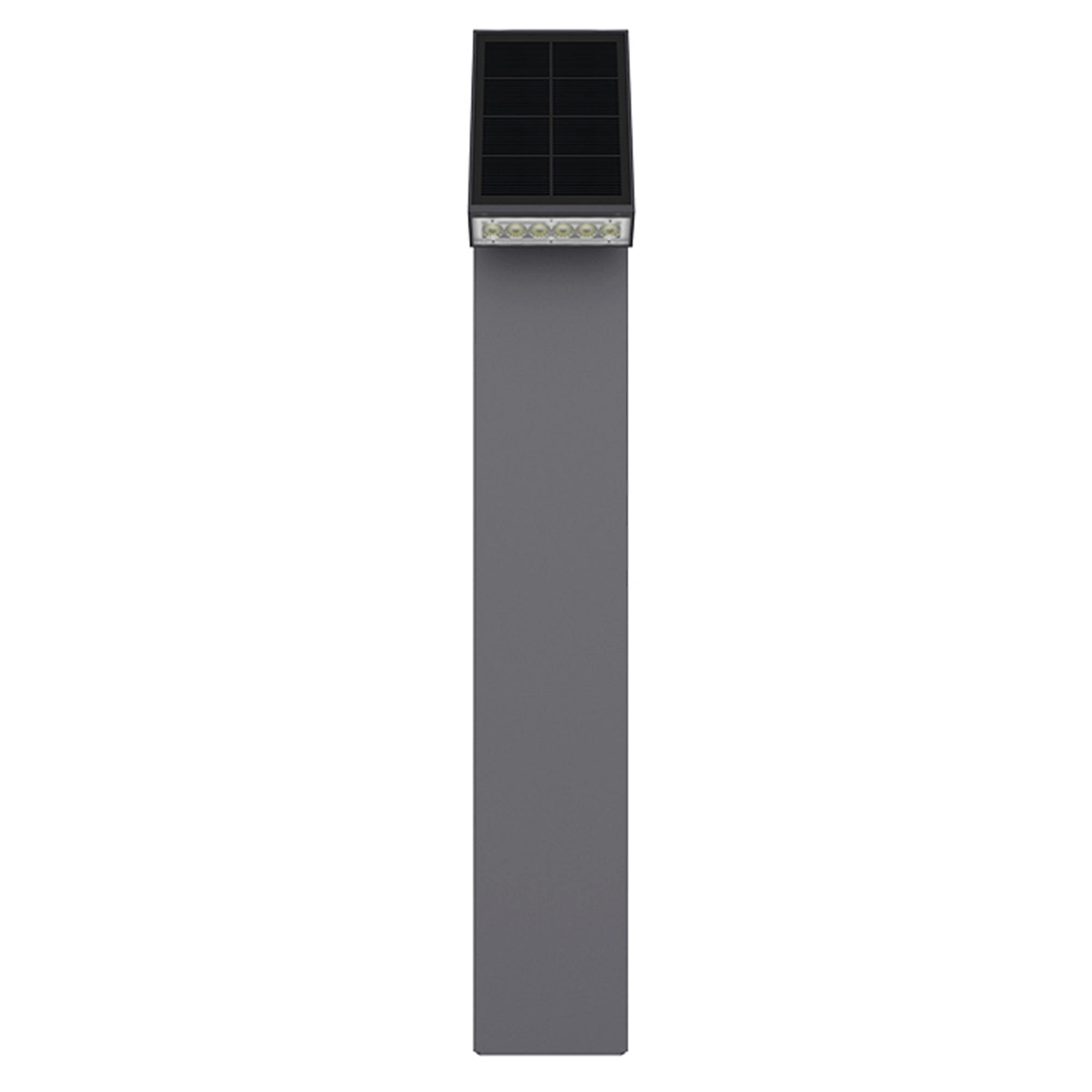 Lumisky Solarmast Schwarz 8.5x56x13 cm