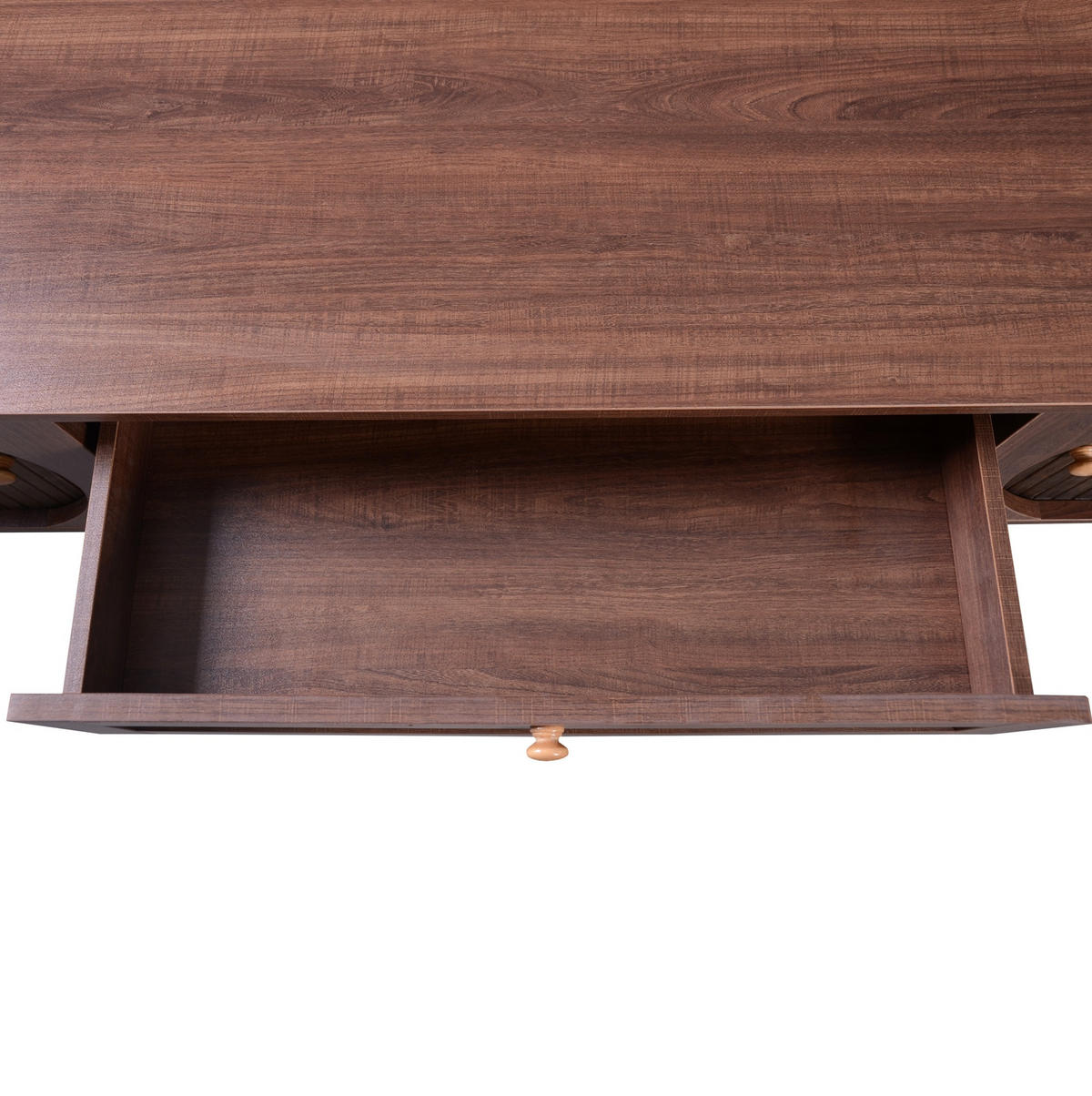LOWBOARD 170/39.5/46 cm in Natur aus MDF mit Türen und Schubladen - Naturfarben, Holzwerkstoff (39.5/46/170cm) - OKMYHOME
