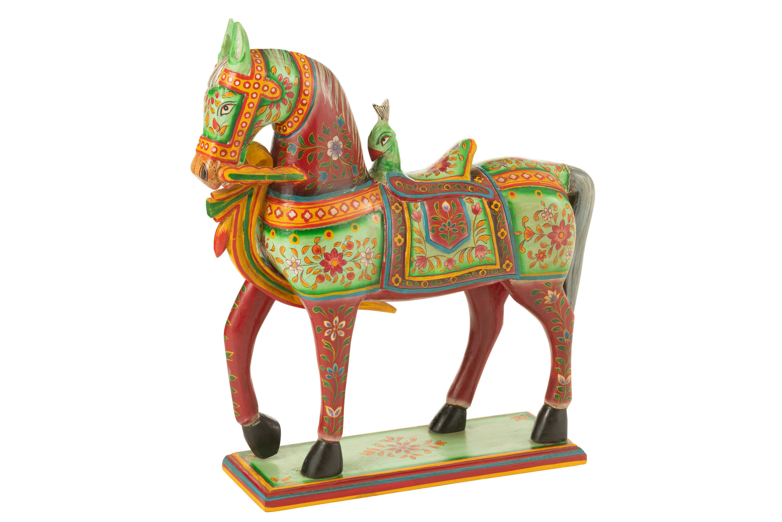 FIGUR MUMBAI - Holz - Multi - Multicolor, Holz (15/58/55cm) - J-Line