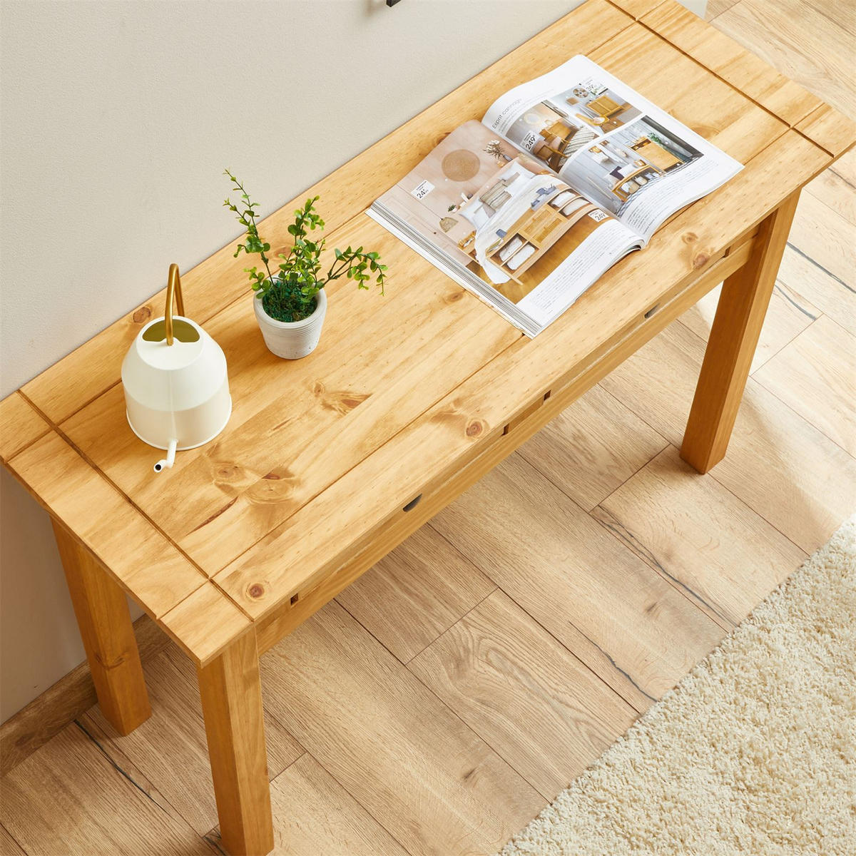 KONSOLENTISCH CANCUN - Kieferfarben, Holz (41/110/72cm) - CARO-Möbel