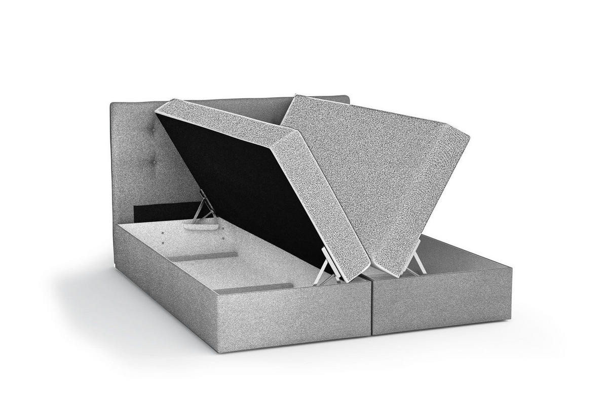 BOXBETT Arnau Premium - Rosa, Holzwerkstoff/Textil (120/200cm) - Fun Möbel