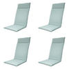 GARTENSTUHLKISSEN Naples 120/50 cm 4er-Set - Blau, Textil (50/8/120cm) - Madison