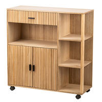 SERVIERWAGEN Holz Braun - Braun, Holz (78/79/28cm) - Nordlys