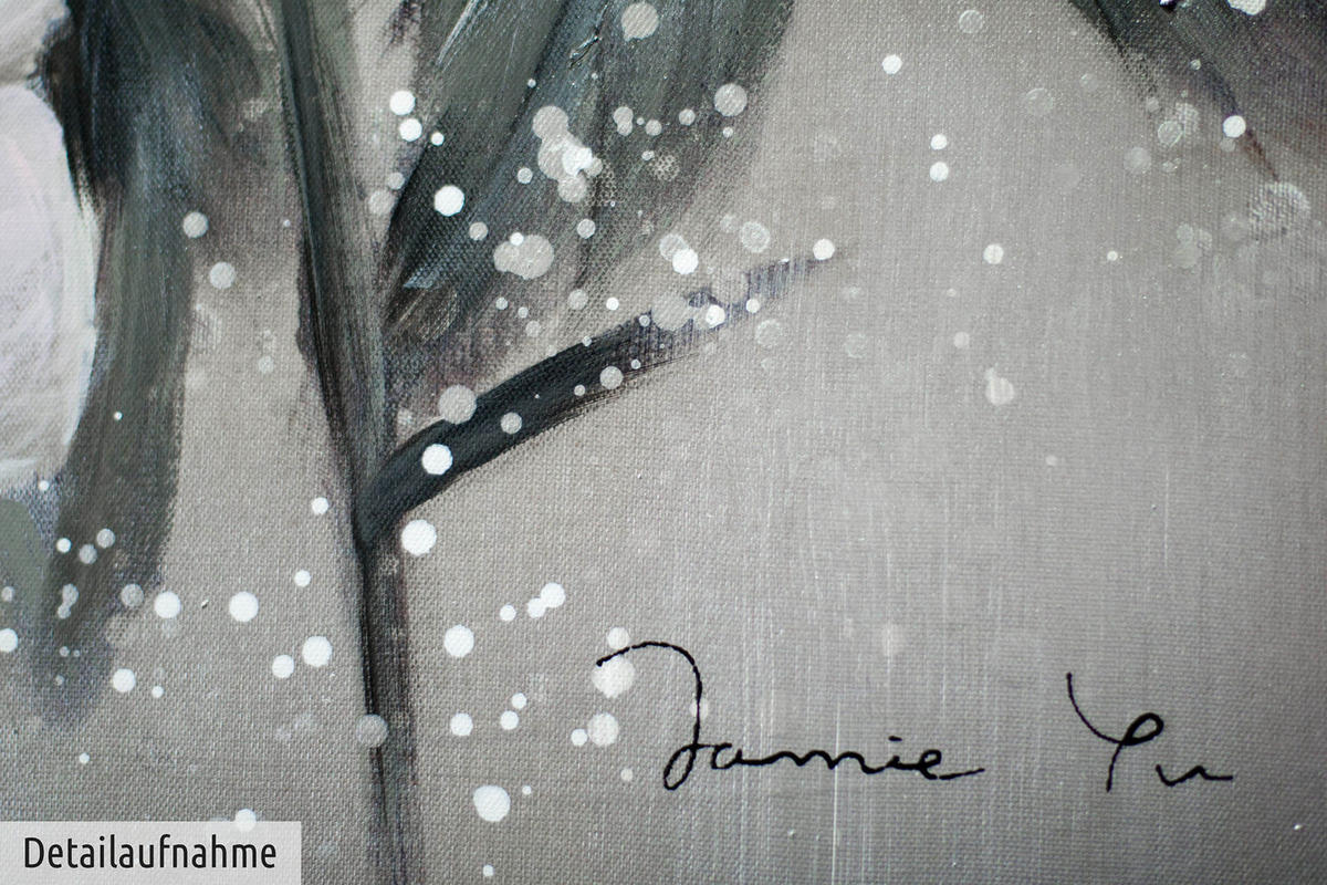 ACRYLBILD HANDGEMALT 90/60 cm - Pink, Holz/Textil (90/60cm) - KUNSTLOFT