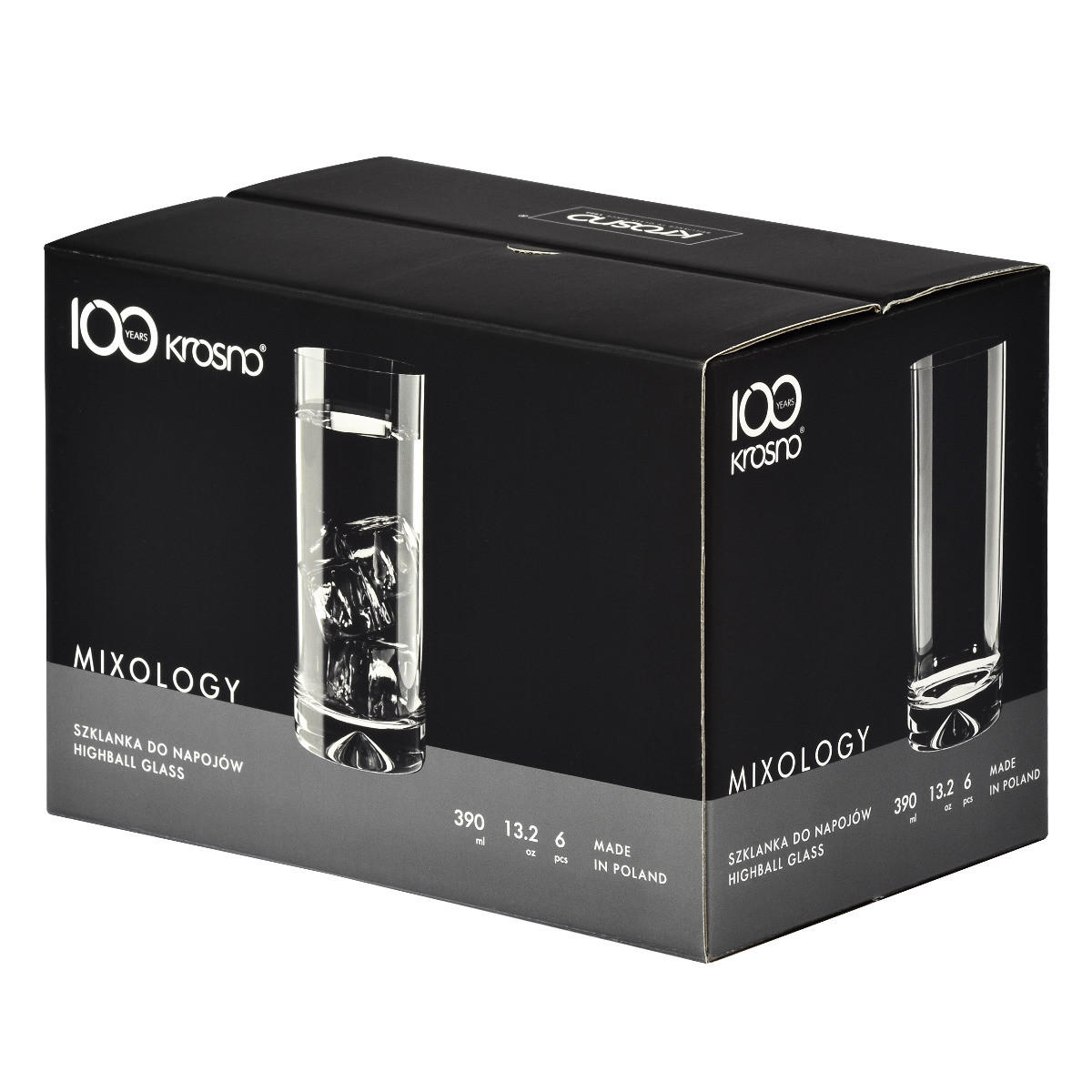 TRINKGLÄSER MIXOLOGY, 6ER-SET, 390 ML - Transparent, Glas (0.39L) - Krosno Glass