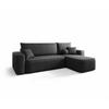 ECKSOFA Agepo In Curio - Anthrazit, Holzwerkstoff/Textil (250/150cm) - Fun Möbel