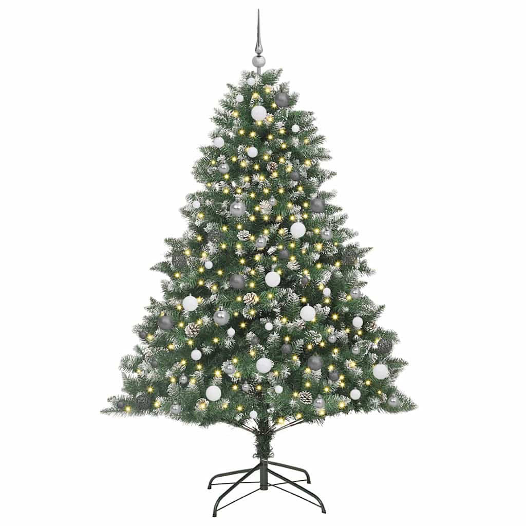 vidaXL Weihnachtsbaum Grün 210 cm
