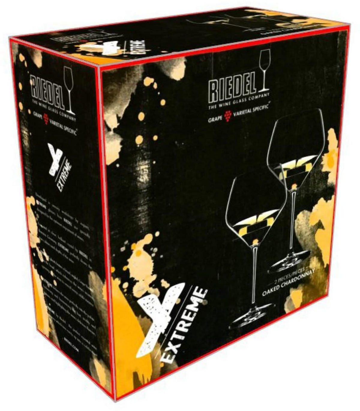 WEISSWEINGLAS Extreme Oaked Chardonnay, 2er Set, Hochwertiges Glas, 670 ml - Transparent, Glas (0.67L) - Riedel