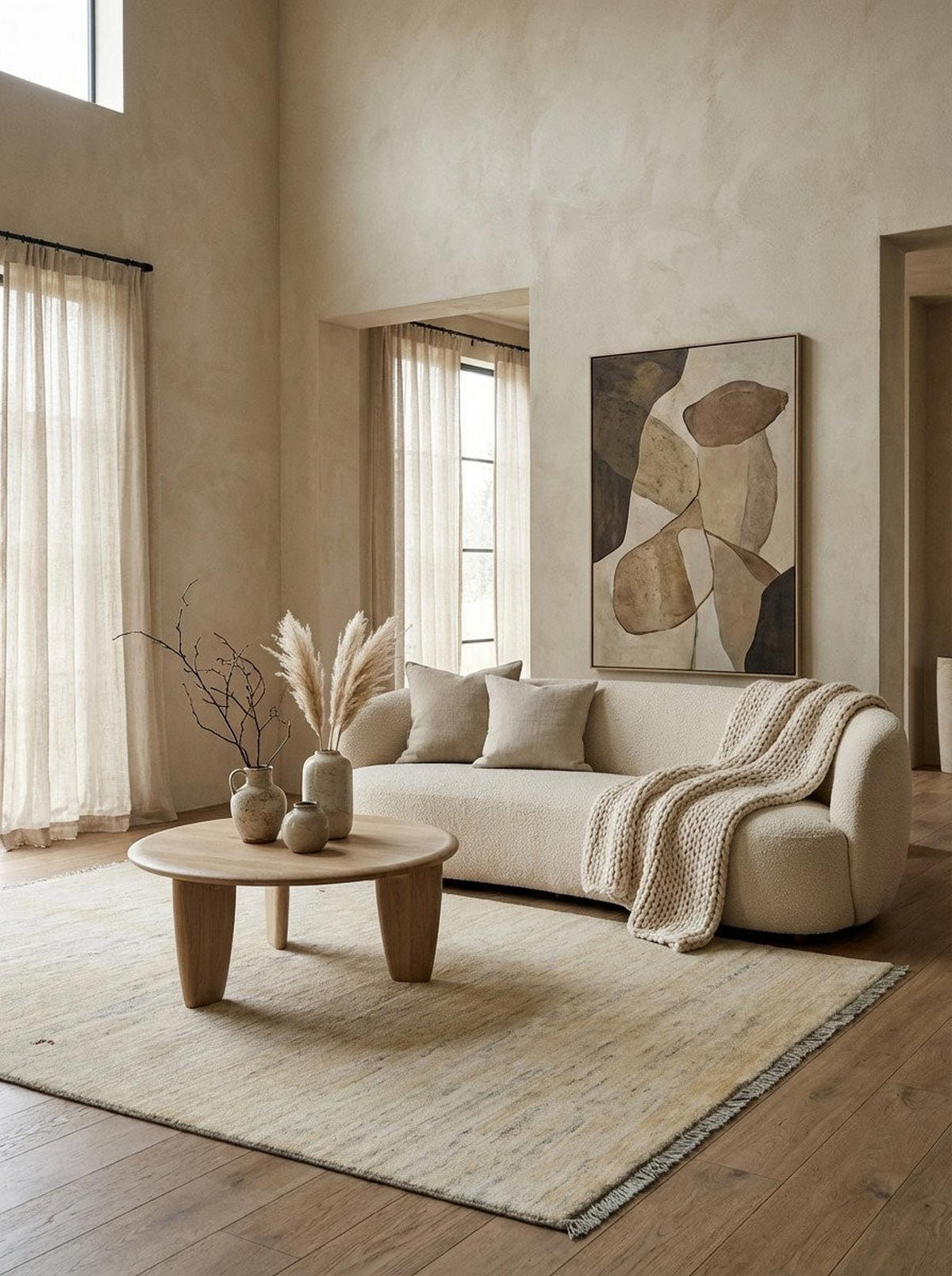 TEPPICH Gabbeh Beige 249/169 cm Schurwolle - Beige, Textil (169/249cm) - Looma