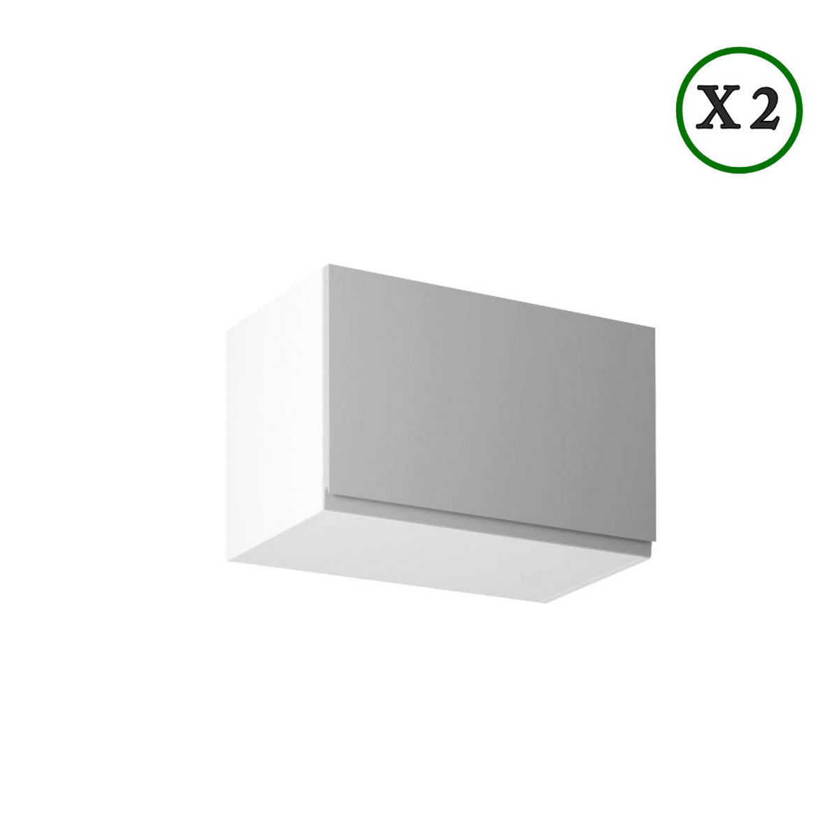 ECKKÜCHE – 250 cm – K67-G250 – Velmora – Grau – ohne E-Geräte - Grau, Holzwerkstoff (250/212/270cm) - ROYAL24_MARKT