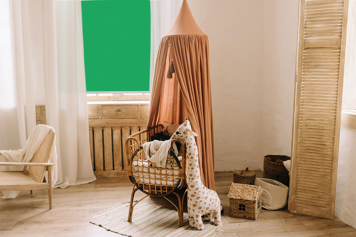 VNÚTORNÁ roleta - okenná roleta - roleta - 130x140 cm - Zelená - zelená, plast (130/140/0.5cm) - TULUP