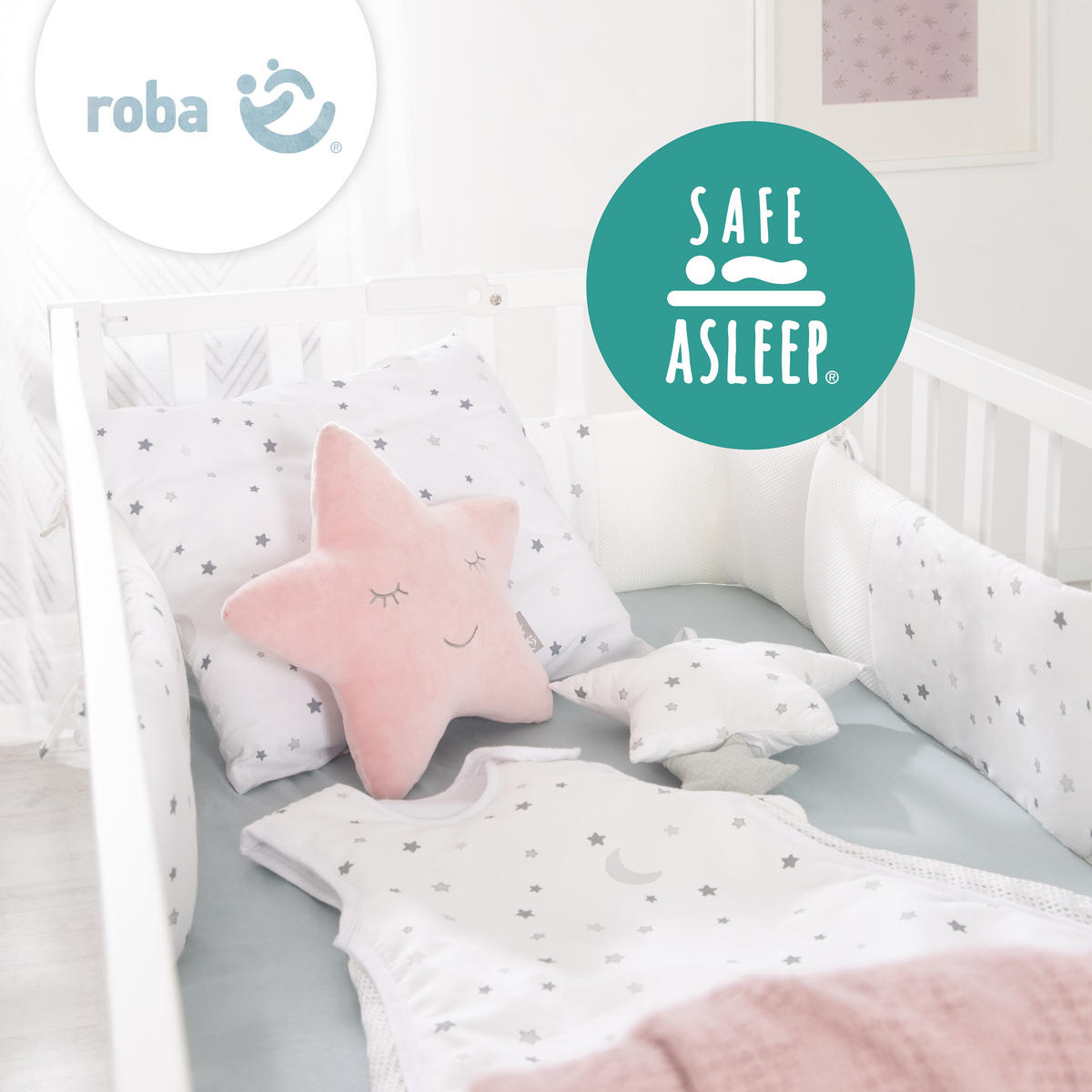 BABYBETTMATRATZE Comfort Air Roll 70 x 140 cm - Weiß, Textil (140/70cm) - Roba