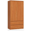 KLEIDERSCHRANK Erlefarben 180/90/51 - Erlefarben, Holzwerkstoff (90/180/51cm) - RAUMHIRSCH FURNITURE