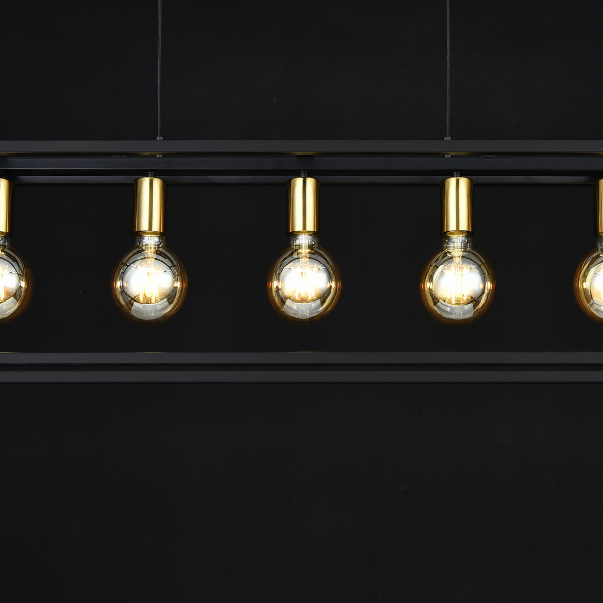 HÄNGELEUCHTE Rouen - Schwarz, Metall (16/110/26cm) - lux.pro