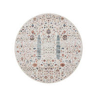 VINTAGE-TEPPICH George waschbar ø 160 cm rund - Multicolor, Kunststoff (160/160cm) - benuta