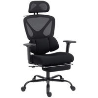 DREHSTUHL, Sitzhöhe 50–58 cm, Netzrücken, verstellbar, 75/73/128 cm, schwarz - Schwarz, Kunststoff (73/128/75cm) - Redom