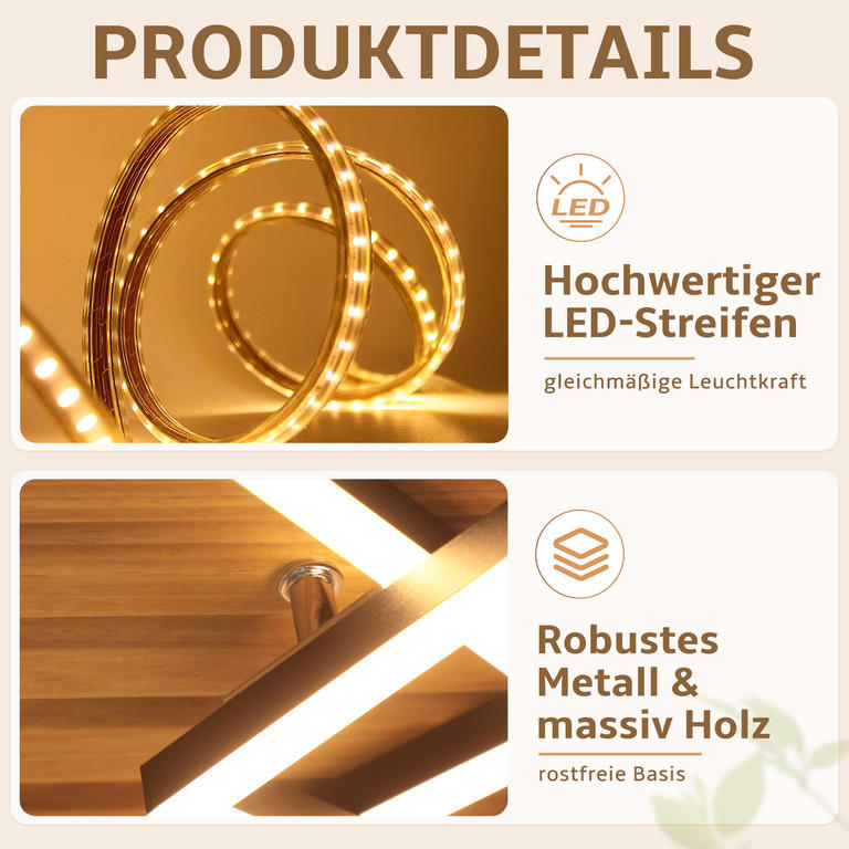 DECKENLEUCHTE French II 55x31x9cm - Schwarz, Metall (55/31/9cm) - Nettlife