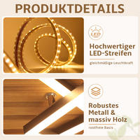 DECKENLEUCHTE French II 55x31x9cm - Schwarz, Metall (55/31/9cm) - Nettlife