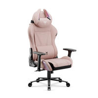 GAMINGSTUHL X-Horn 2.0. - Rosa, Textil (74/122/53cm) - Diablo Chairs