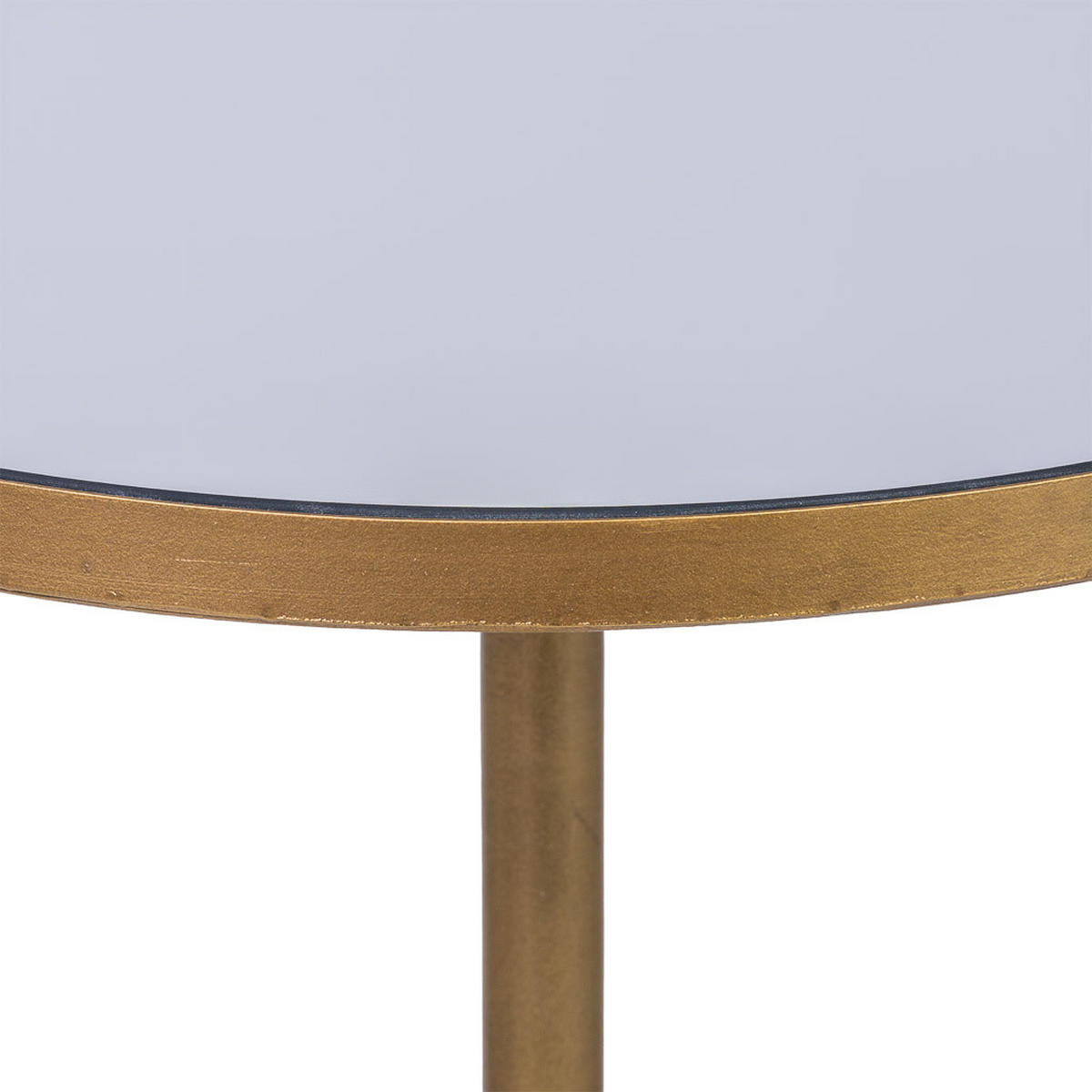 TISCH aus Metall, 35x62cm - Goldfarben, Metall (35/35/61.5cm) - Wanderlust