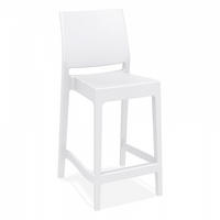 BARHOCKER Weiß 40.5x96.5x51cm - Weiß, Kunststoff (40.5/96.5/51cm) - AlterEgo