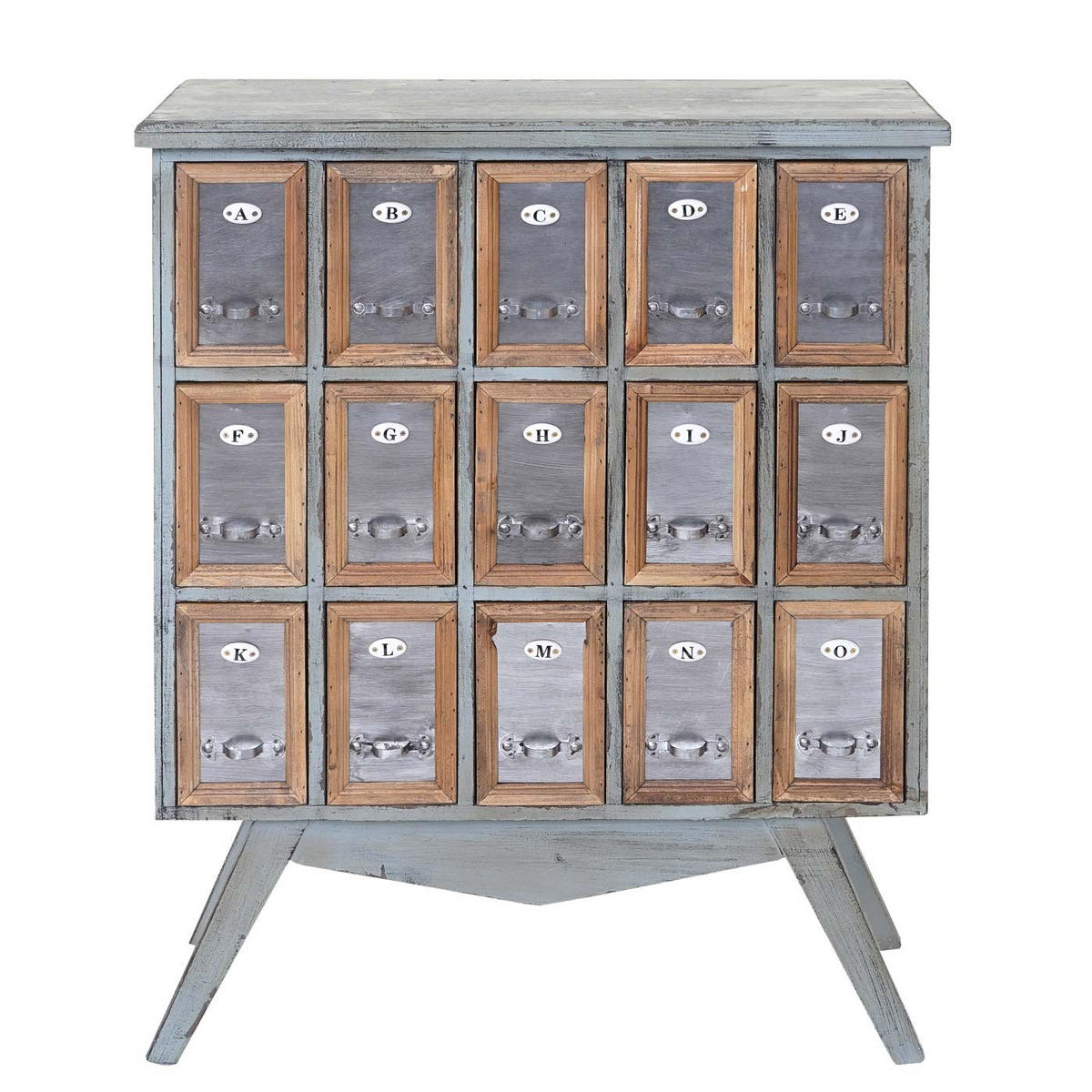 APOTHEKER-SCHRANK Multicolor - Multicolor, Holz (73/94/32cm) - MCW