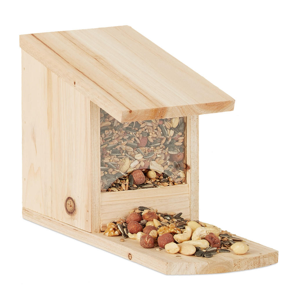 HRĂNITOARE Natural lemn de așezat 17,5 cm