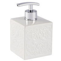 SEIFENSPENDER Cordoba White 500 ml 9/9/13 cm - Weiß, Keramik (9/13/9cm) - Wenko