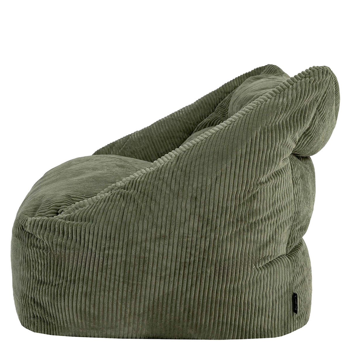 SITZSACK Sofa Cecilia Cord - Salbeigrün, Textil (160/70/93cm) - icon