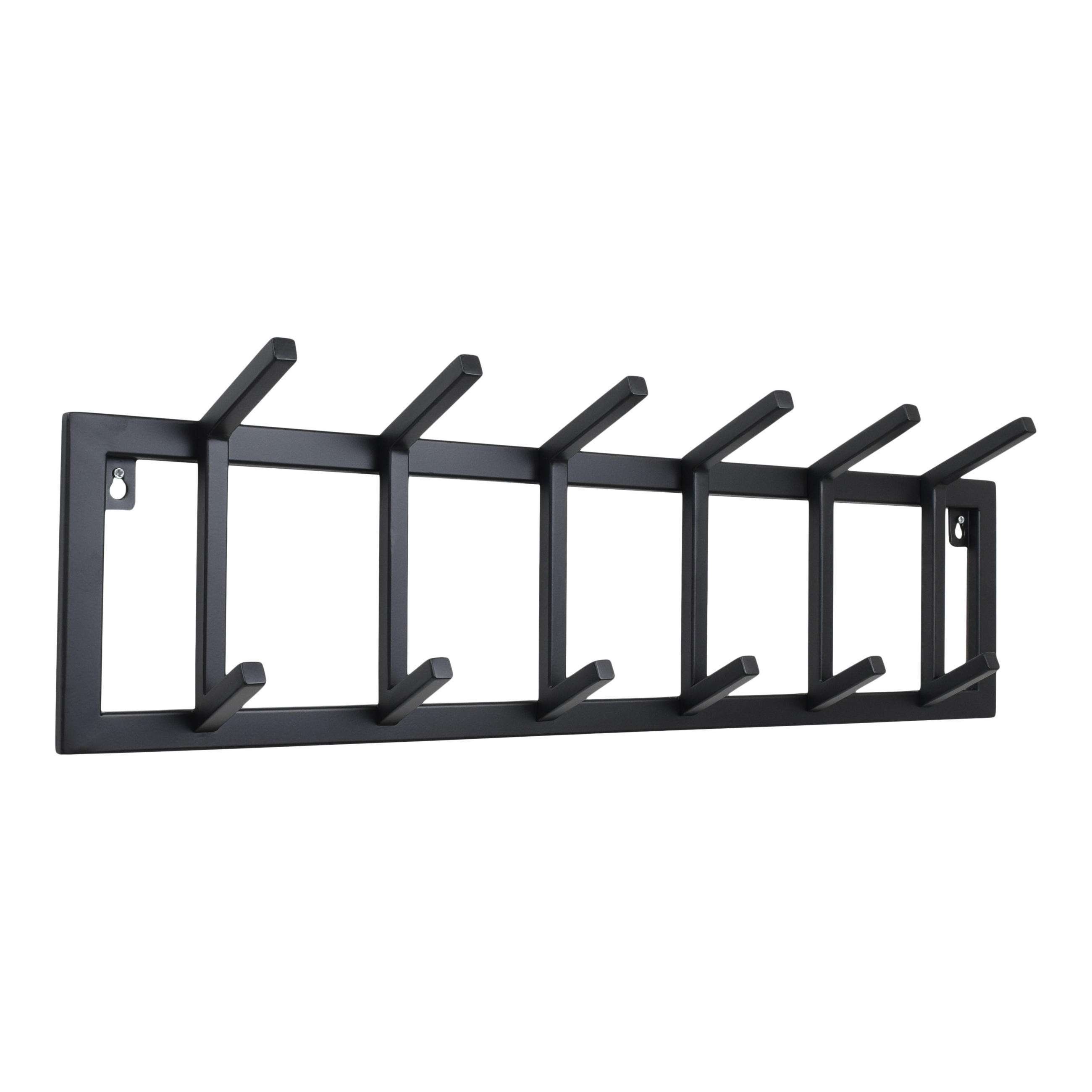 KLEIDERABLAGE Jaimy Schwarz - Schwarz, Metall (80/24/12cm) - LOFT42