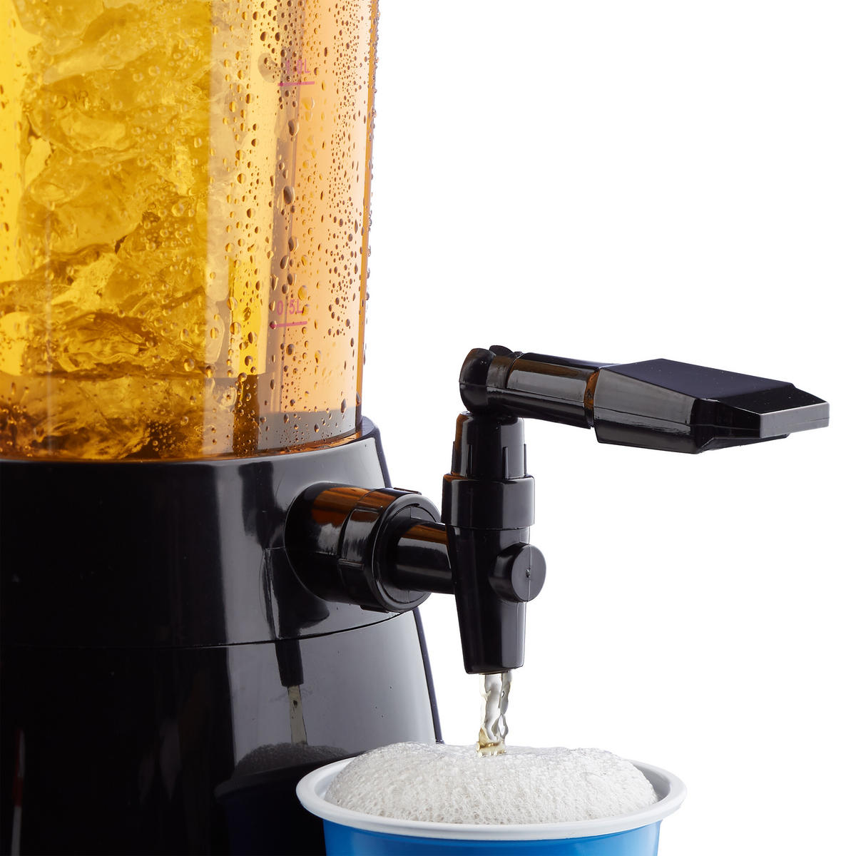 PIVNÝ tornýk - viacfarebná, plast (18/52/24cm) - Relaxdays