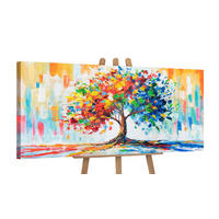 GEMÄLDE Farben der Natur II auf Keilrahmen 115x50 cm - Multicolor, Holz (115/50cm) - YS-art gallery