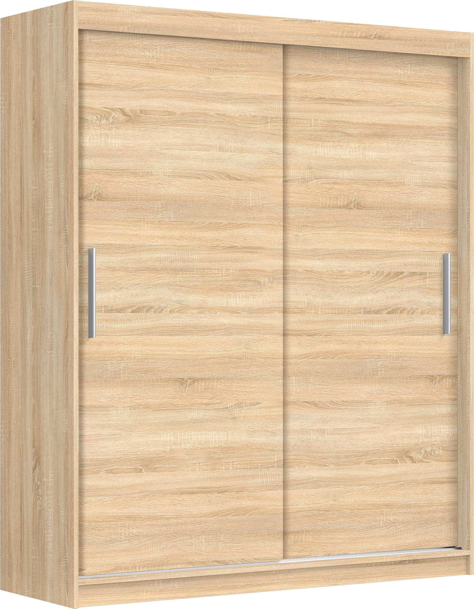 SCHIEBETÜRENSCHRANK180X59X215.5 cm Sonoma - Sonoma Eiche, Holzwerkstoff (215.5/180/59cm) - MebLocker