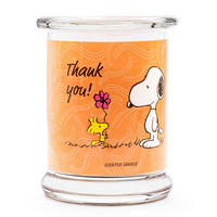 DUFTKERZE Peanuts - Orange, Naturmaterialien/Glas (11.5cm)