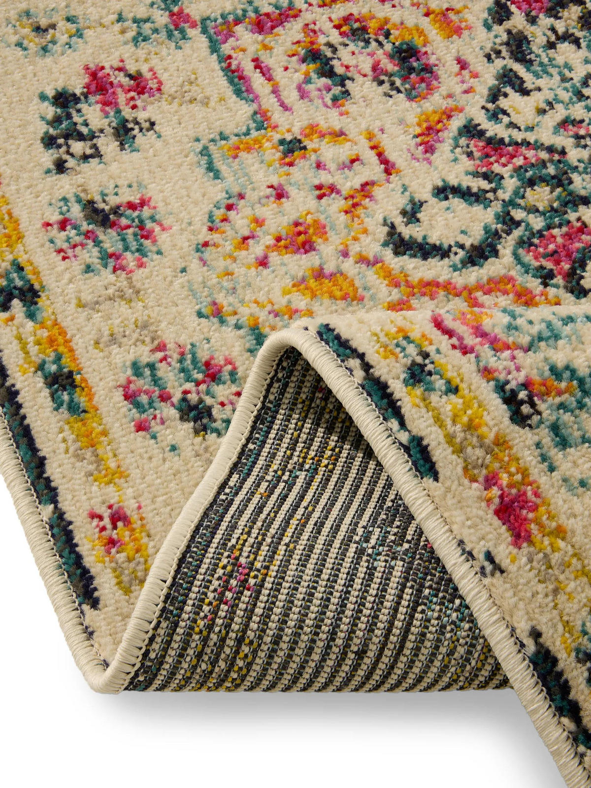 LÄUFER Casa Multicolor 70/240 cm - Multicolor, Naturmaterialien/Textil (70/240cm) - benuta