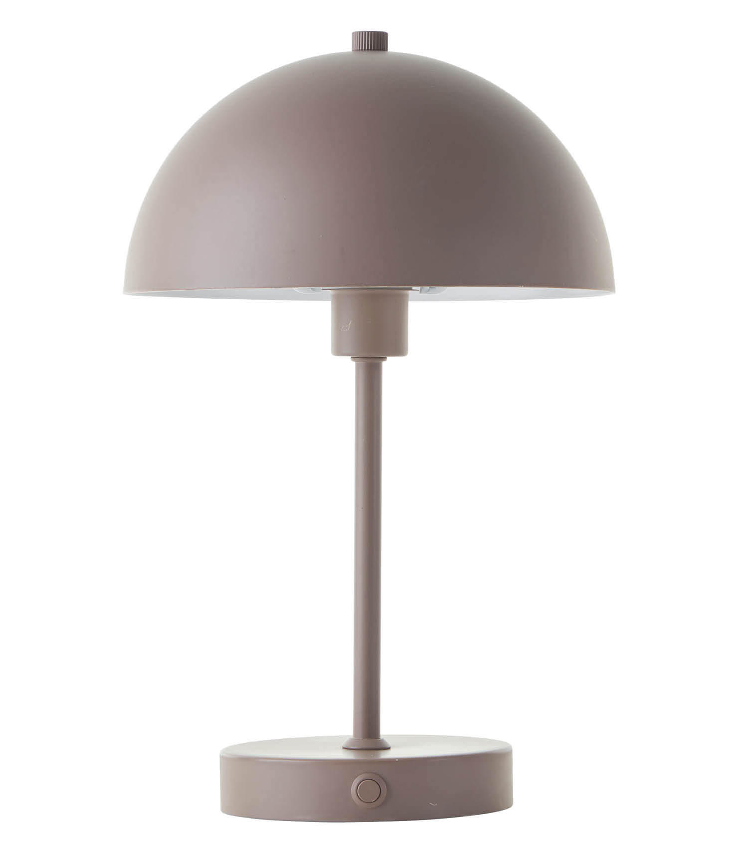 TISCHLAMPE KABELLOS Der Leuchtturm - Taupe, Metall (20/20/31.5cm) - Mokebo