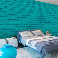 VLIESTAPETE Blau 200/140 cm - Blau, Textil (200/1cm) - KUNSTLOFT