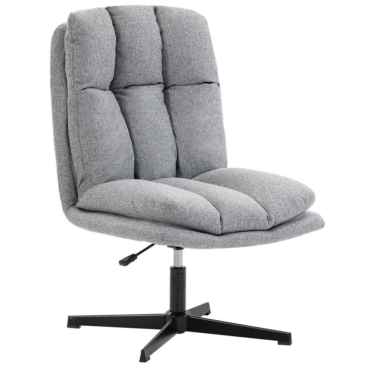 DREHSTUHL Grau 1 Stück - Grau, Textil (63/102/75cm) - GiPP