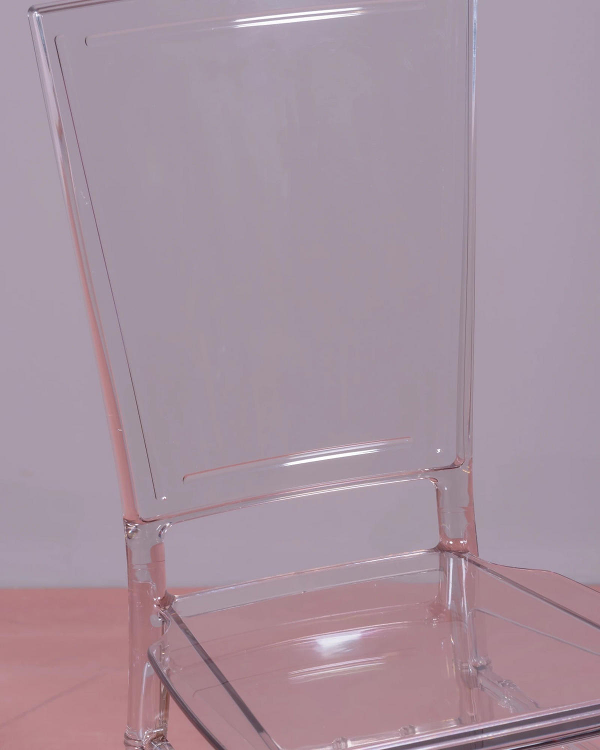 STÜHL-SET 4 Stück Kunststoff Transparent - Transparent, Kunststoff (39/90/41cm) - Nest Dream