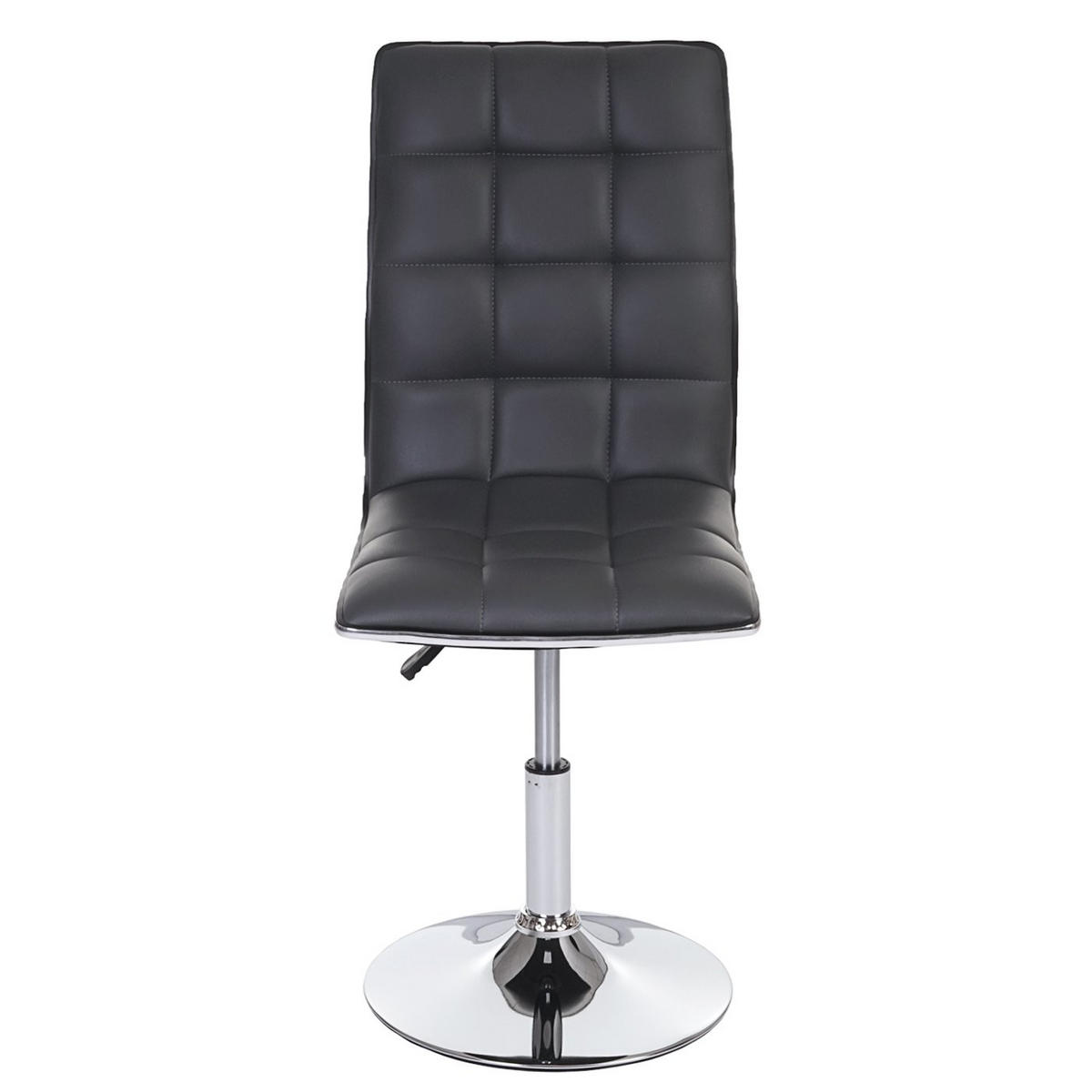 ESSZIMMERSTUHL 2er-Set 103x43x54cm Sitzhöhe 41cm Kunstleder Grau - Grau, Kunststoff (43/103/54cm) - CHEFGASTRO