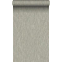TAPETE 3D Grasmuster Leinen-Optik 53 cm x 10.05 m - Braun, Papier (53/1000cm) - Origin Wallcoverings