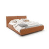 POLSTERBETT HENRY Braun Cord - Schwarz/Braun, Textil (180/200cm) - KAWOLA