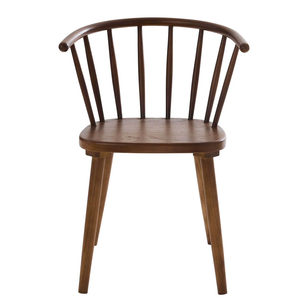 STÜHLE 2-tlg., Braun - Braun, Holz (42/76/44cm) - Oviala