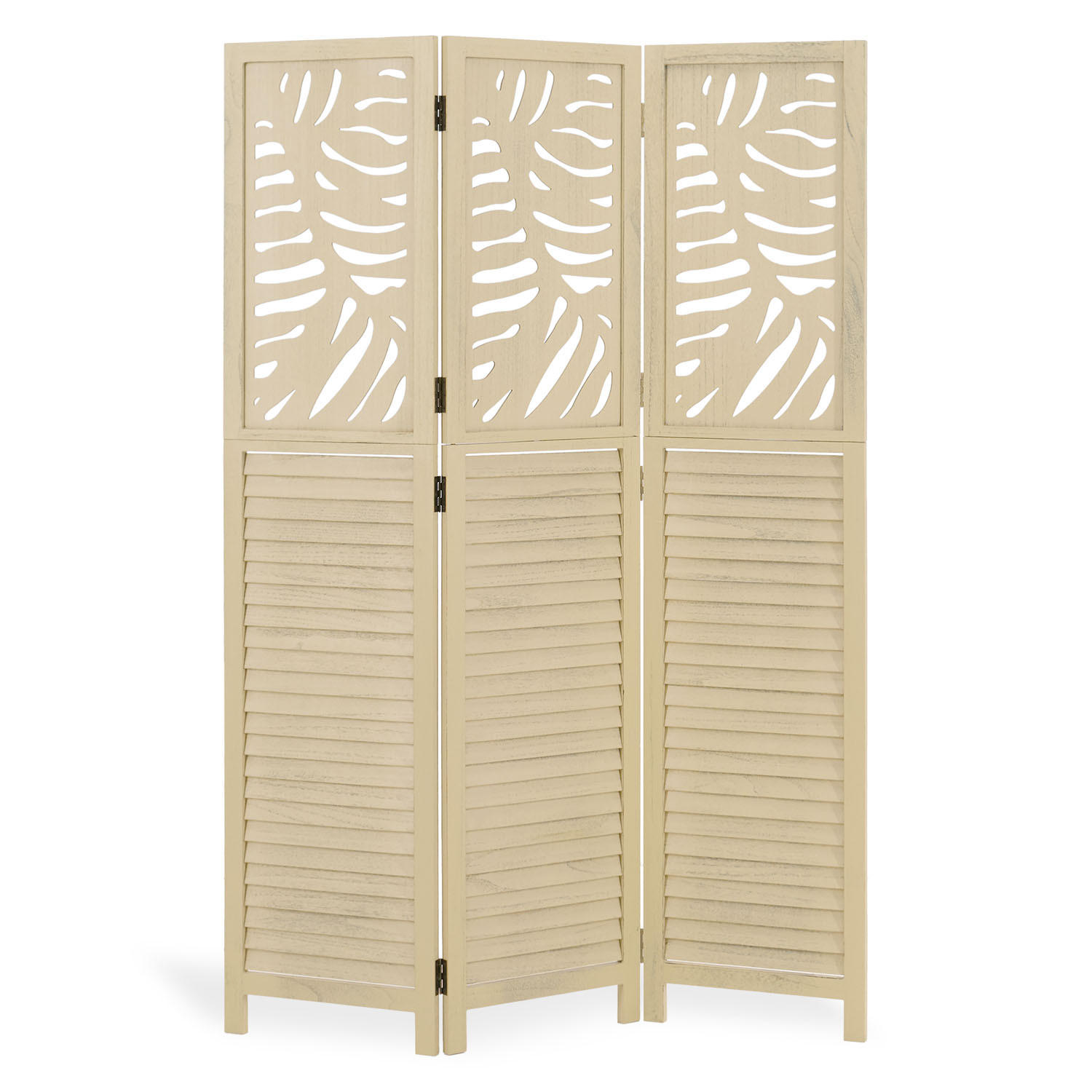 PARAVENT 120/170 cm Beige - Beige, Holz (120/170/2cm) - Homestyle4u