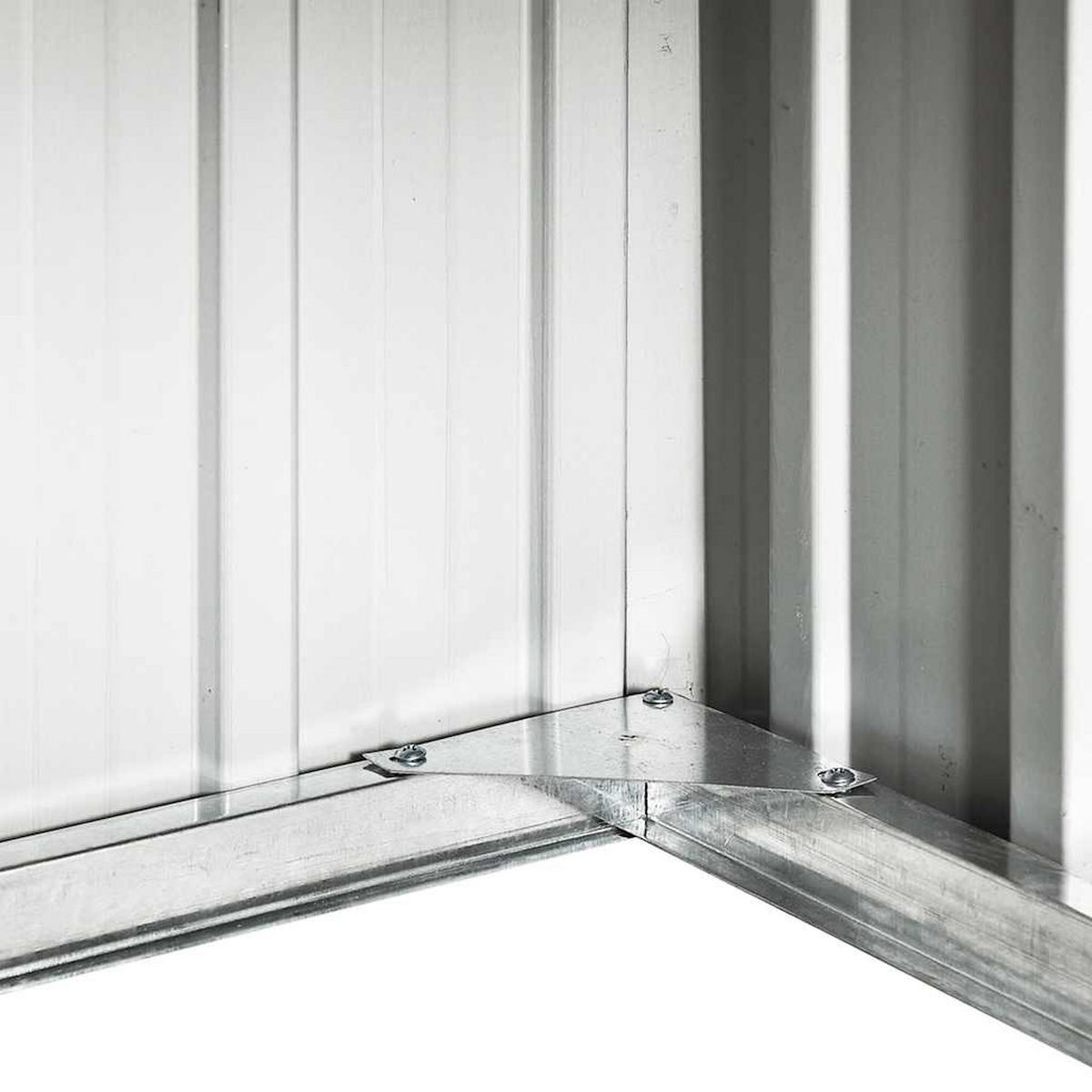 GERÄTESCHUPPEN für rasenmäher 92/97/63 cm, aus Verzinkter Stahl, Braun - Braun, Metall (97/63/92cm) - vidaXL