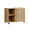 WASCHBECKENUNTERSCHRANK PureBliss Eiche Dekor - Eichefarben, Holzwerkstoff (80/64/42cm) - Trendteam