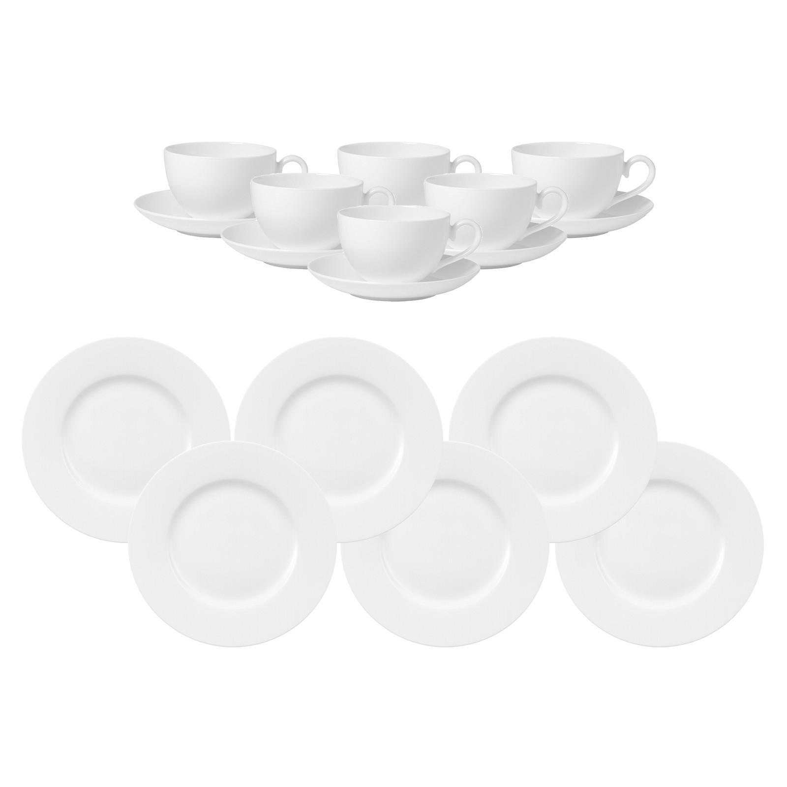 KAFFEESERVICE Royal weiß - Weiß, Keramik (1/1/1cm) - Villeroy & Boch