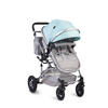 KINDERWAGEN Ciara blau Tragetasche Sportsitz Wickeltasche faltbar Sitz umkehrbar - Blau, Metall (94/63/103cm) - Moni