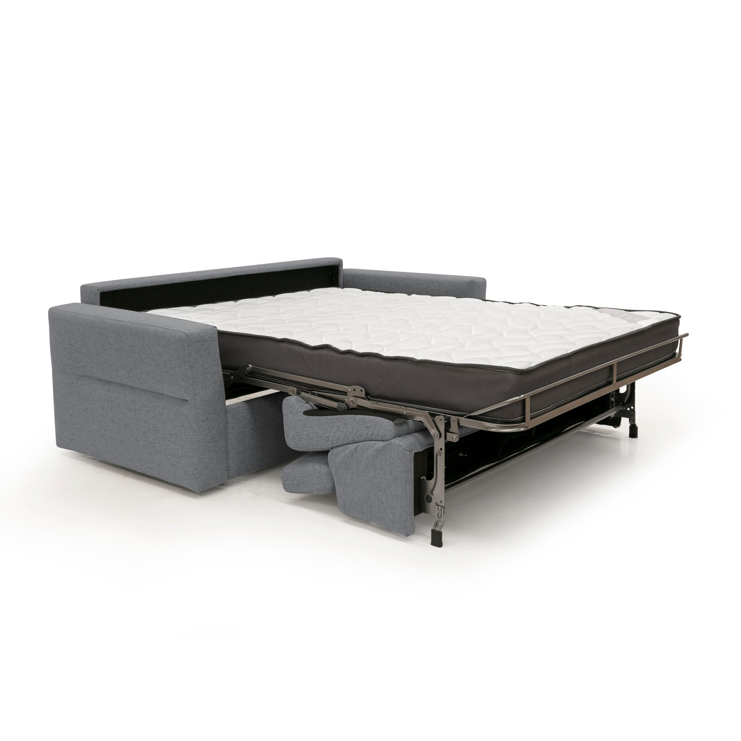 SCHLAFSOFA Avalon - Grau, Textil (220/100/95cm) - Divani.store