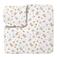 BAMBUSOVA posteljnina za dojenčke Candycute - bela, tekstil (75/75cm) - waldin